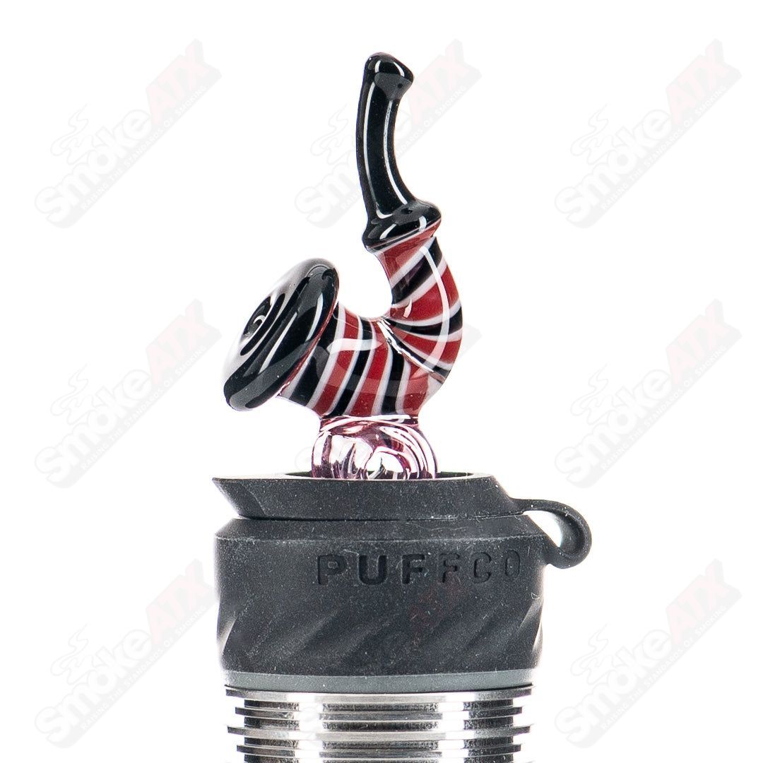 JMass Sherlock Toggle 3DXL glass pipe from JMass x Chunk collaboration, featuring clear glass with detailed design elements.