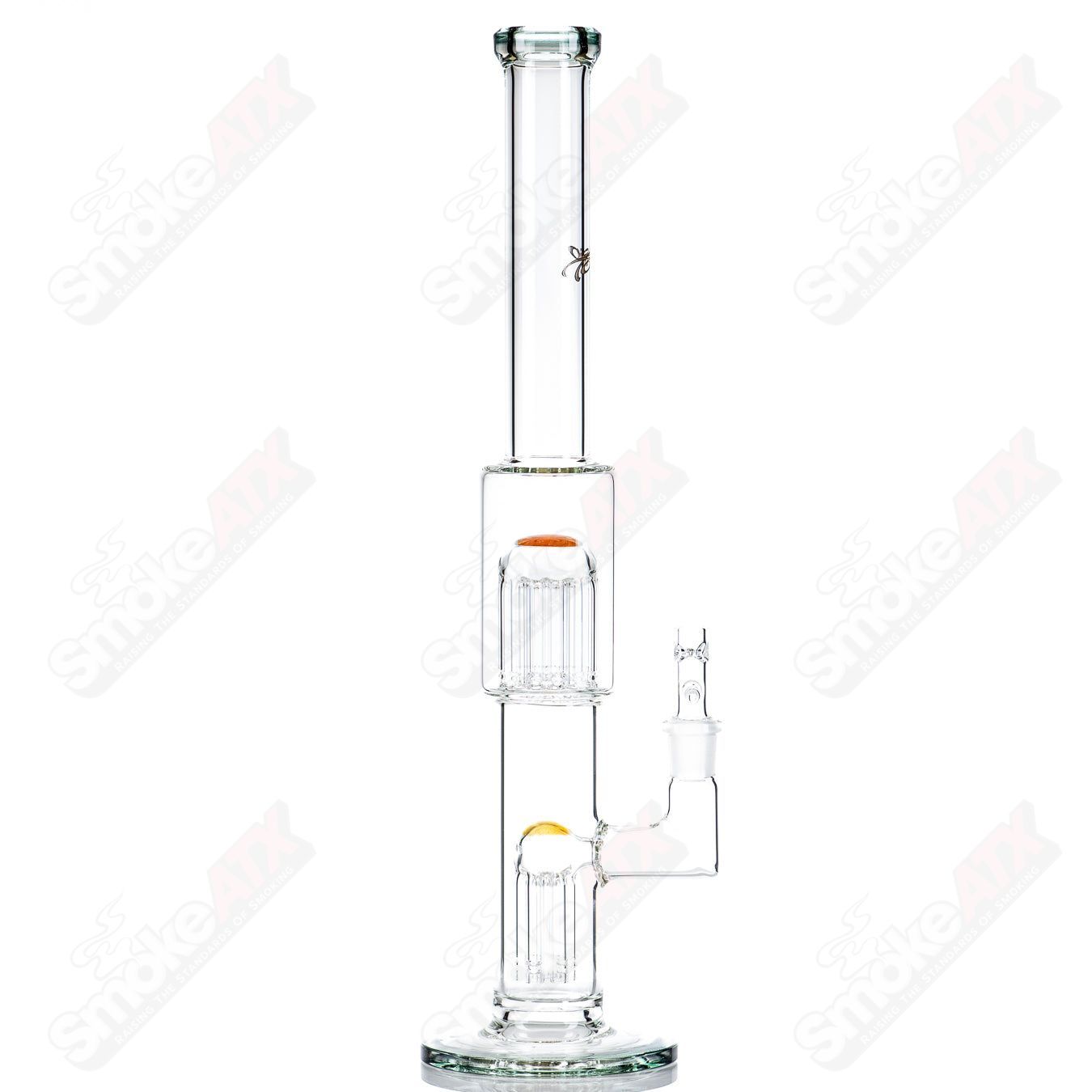 #2 18mm 7/13 Arm Perc w Color Cap (CFL) Toro Glass - Smoke ATX