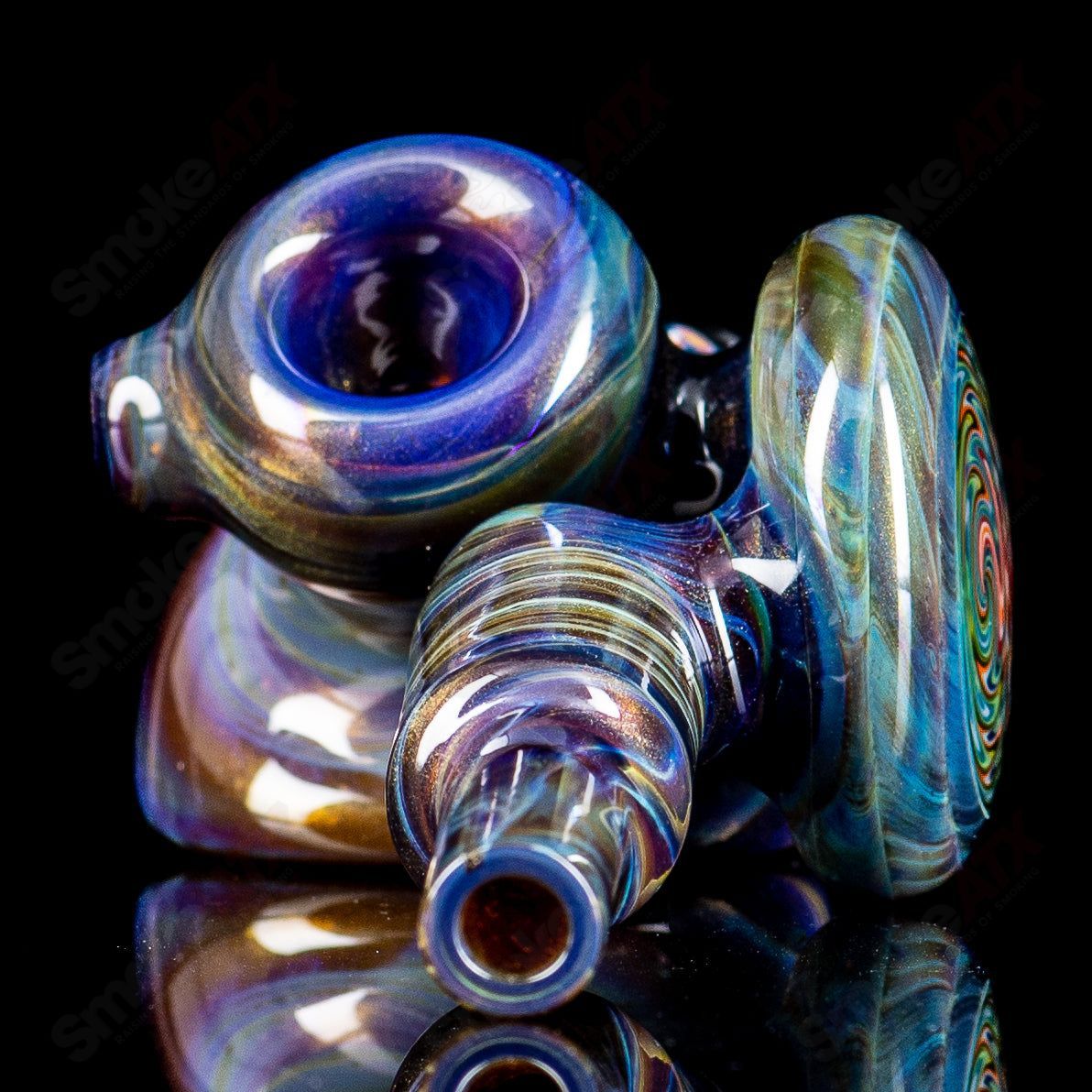 Dry Hammer w Wig Wag Moo Glass - Smoke ATX 