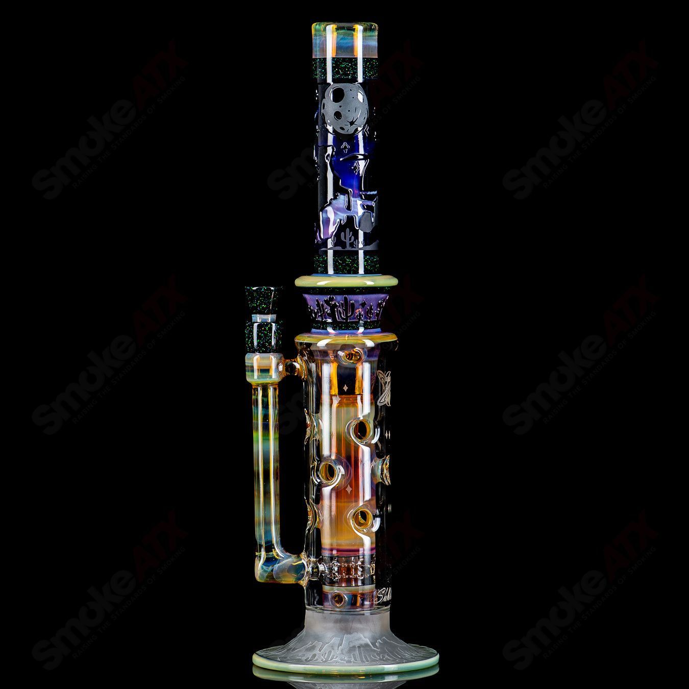 Fab In-Cycler Tube by Subliminal Glass - Smoke ATX 