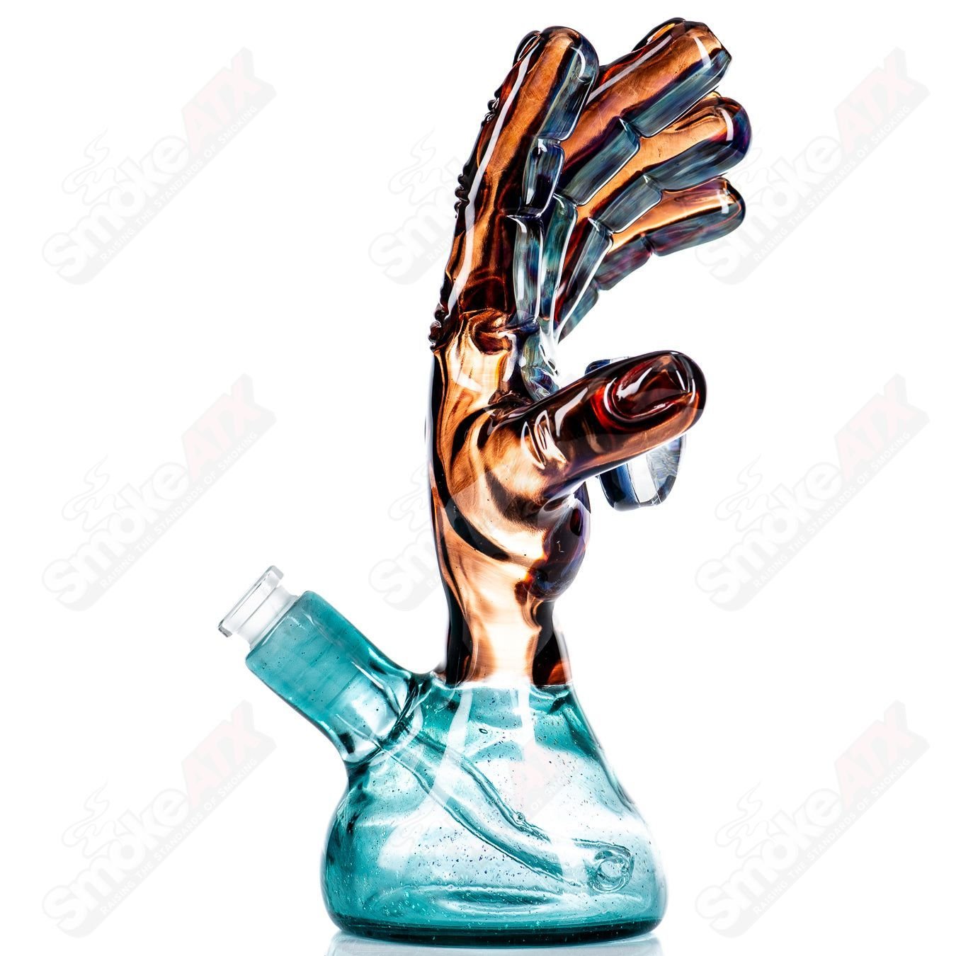 Hand w Dichro Cab Firefly Glass - Smoke ATX