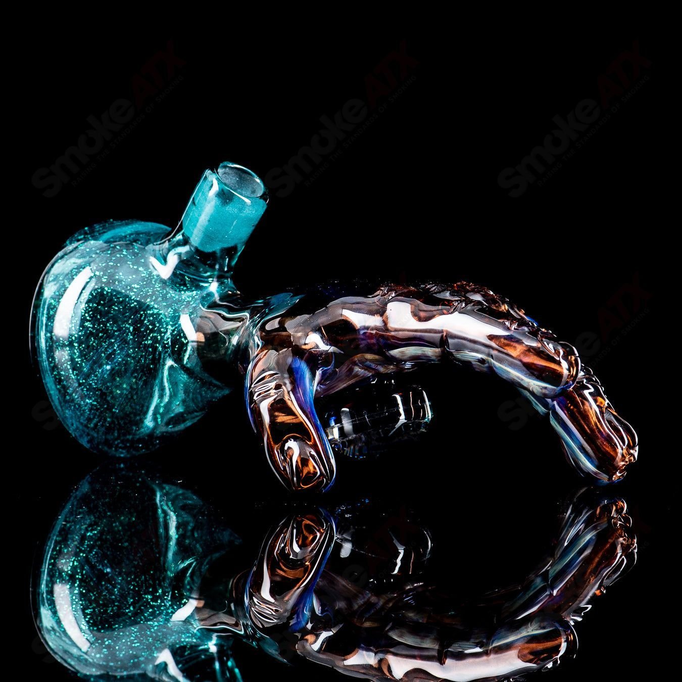Hand w Dichro Cab Firefly Glass - Smoke ATX