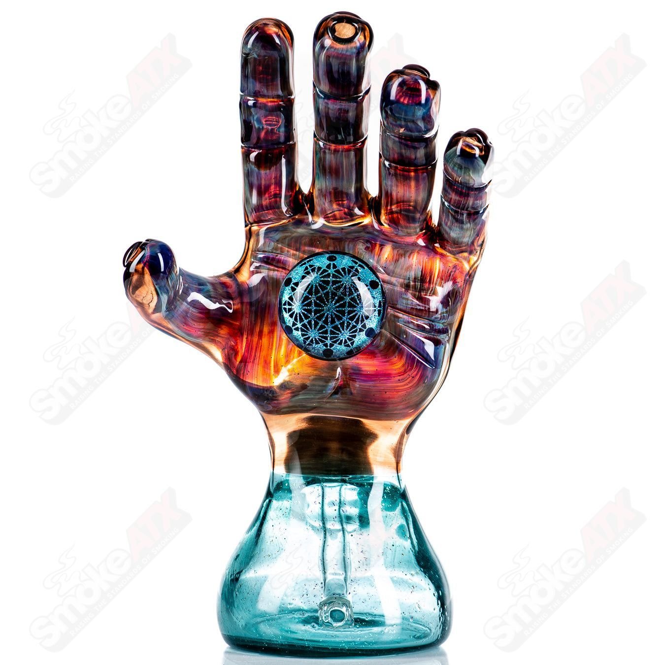 Hand w Dichro Cab Firefly Glass - Smoke ATX