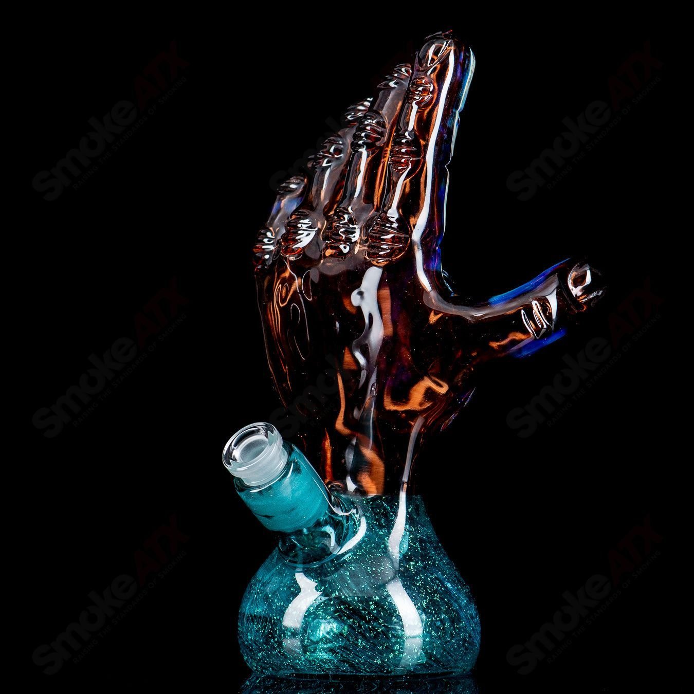 Hand w Dichro Cab Firefly Glass - Smoke ATX