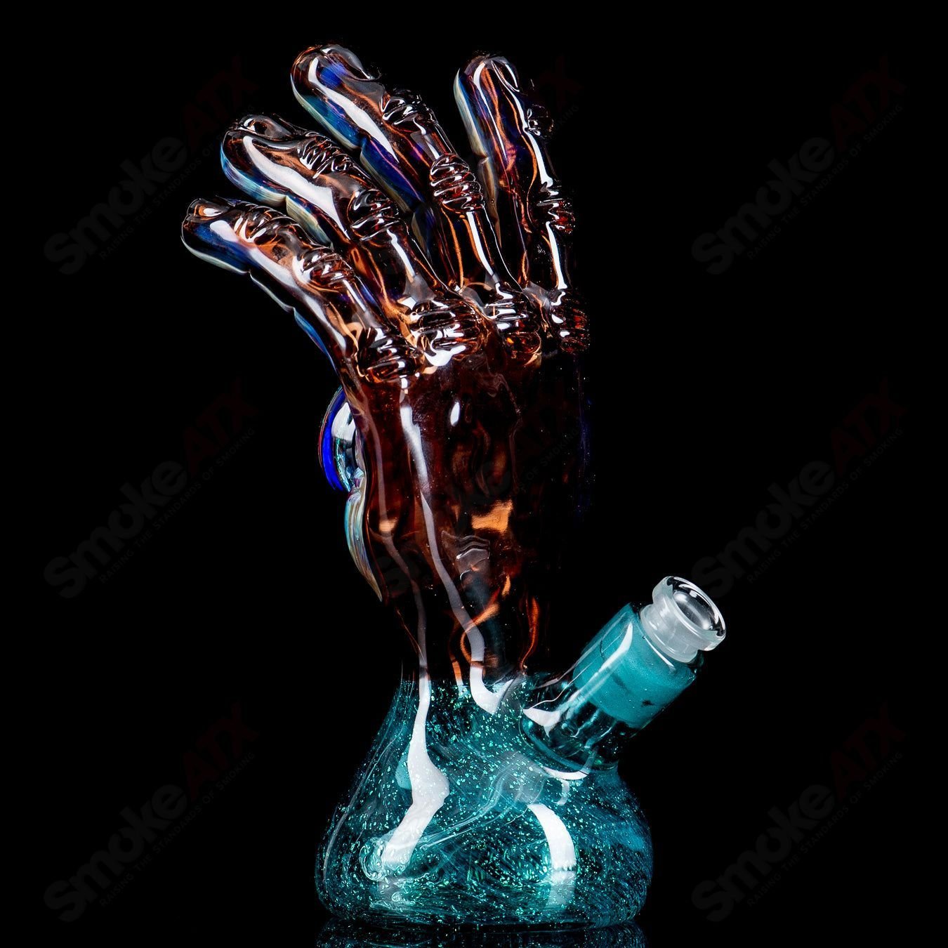 Hand w Dichro Cab Firefly Glass - Smoke ATX