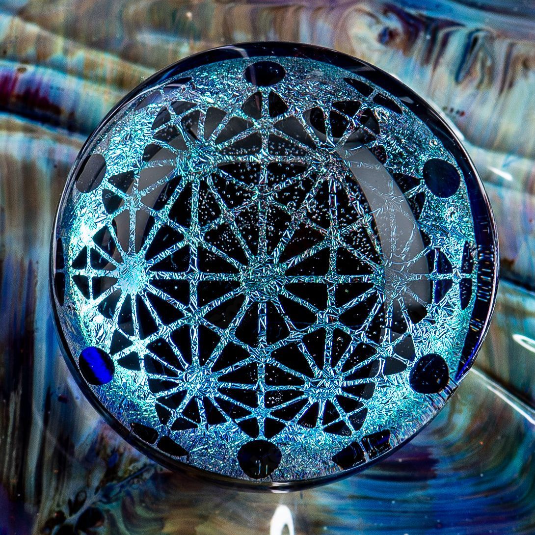 Hand w Dichro Cab Firefly Glass - Smoke ATX