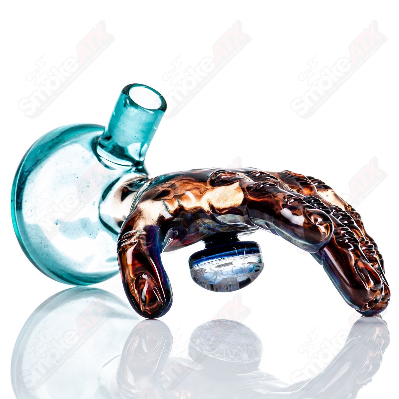 Hand w Dichro Cab Firefly Glass - Smoke ATX