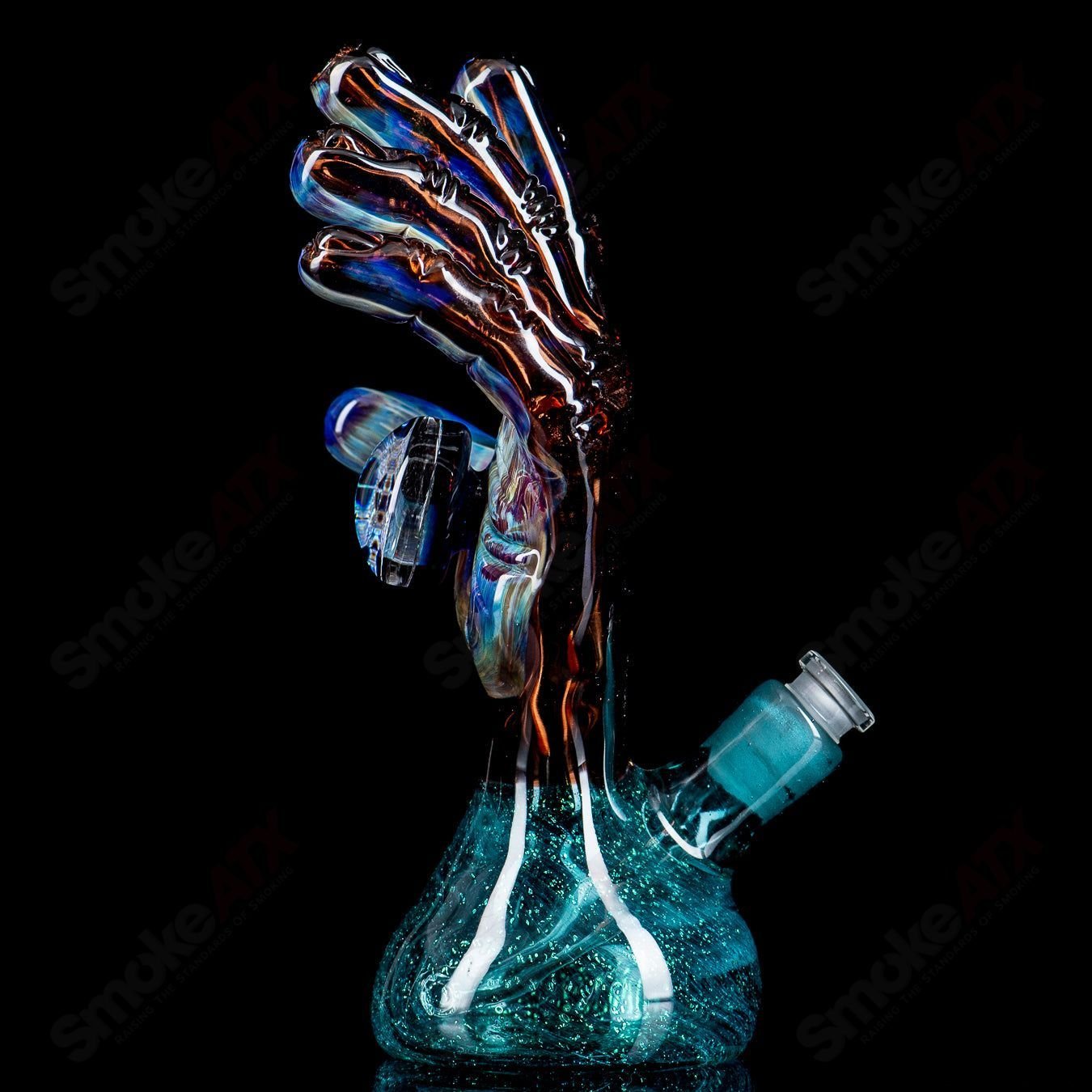 Hand w Dichro Cab Firefly Glass - Smoke ATX