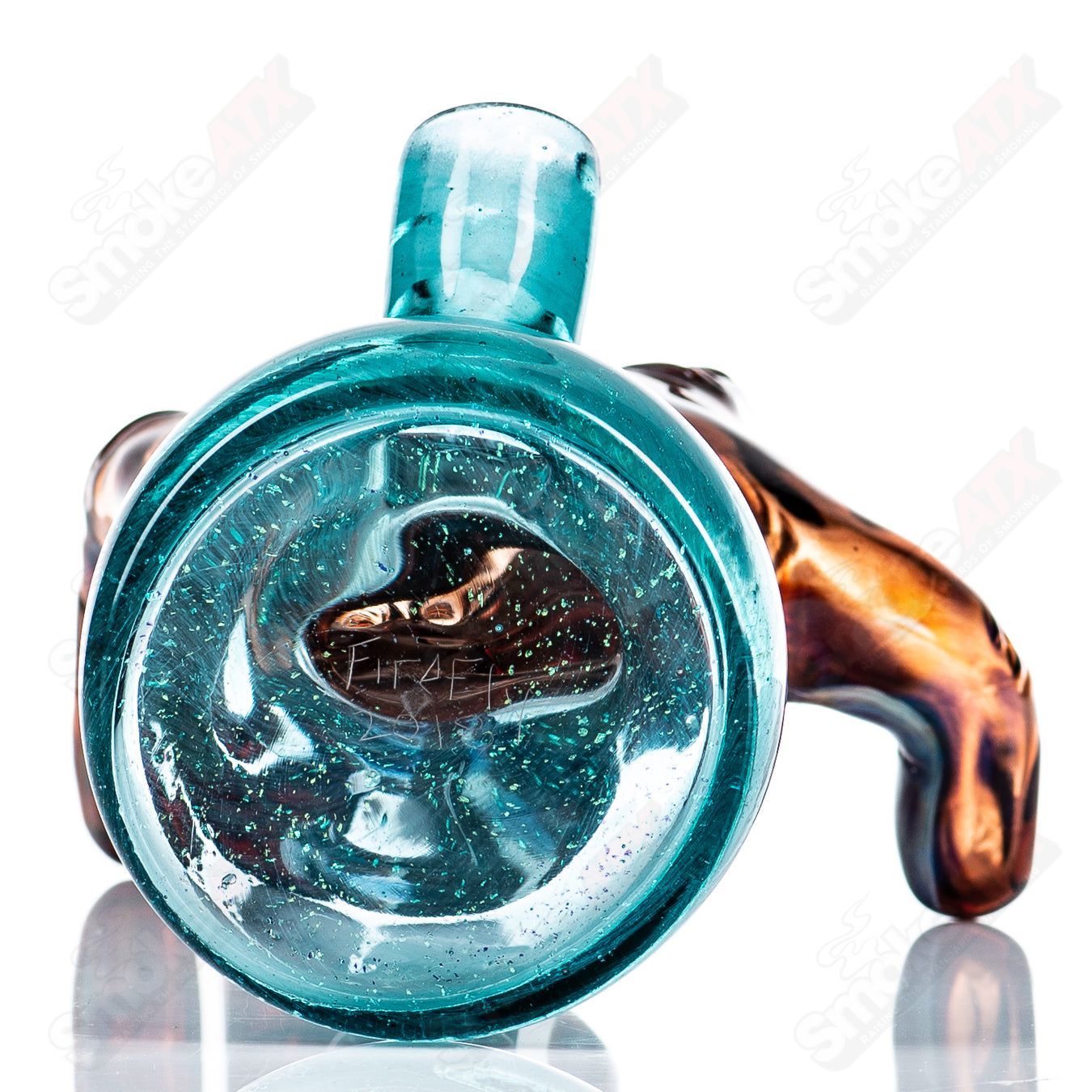 Hand w Dichro Cab Firefly Glass - Smoke ATX
