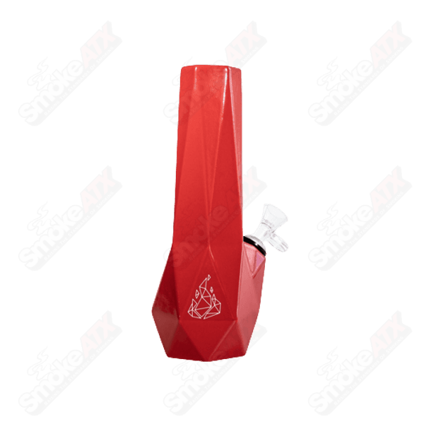 Hexagon Ceramic Waterpipe by BRNT Designs - Smoke ATX