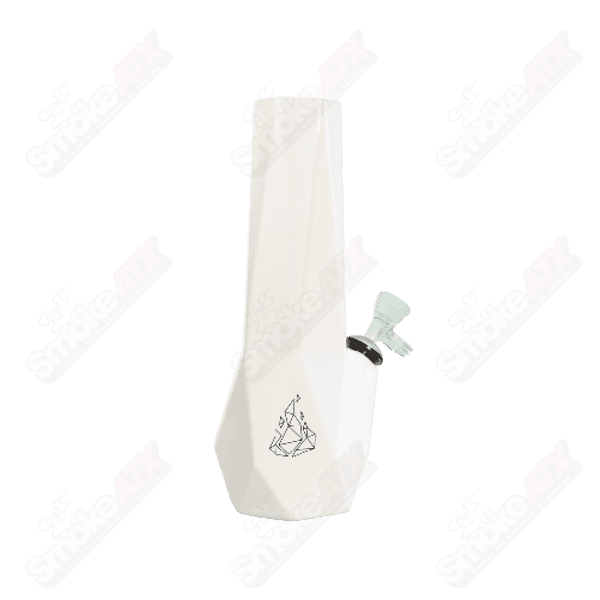 Hexagon Ceramic Waterpipe by BRNT Designs - Smoke ATX