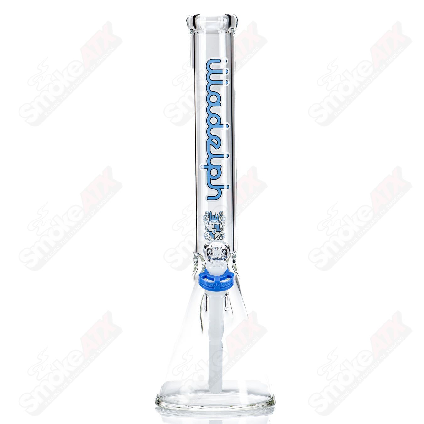 17" 5mm (Blue) Short Beaker Illadelph - Smoke ATX 