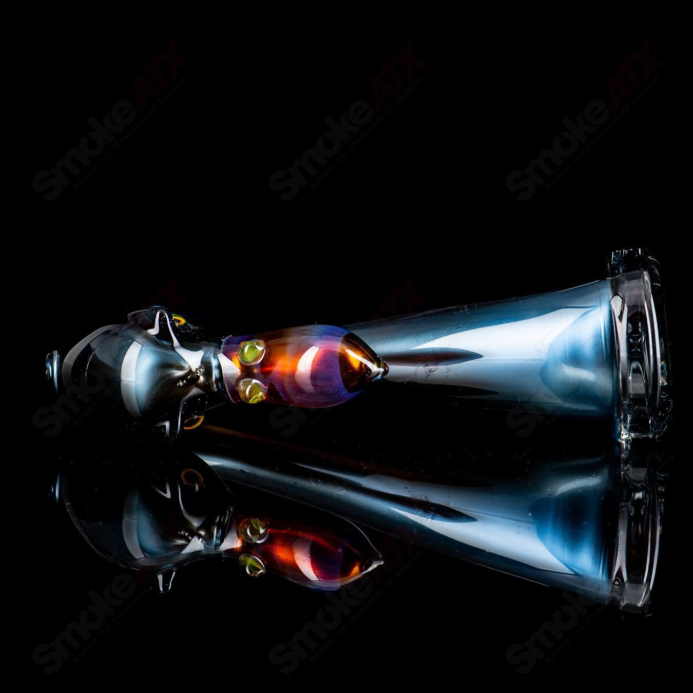 Flamingo Puffco Dry Top Burtoni Glass #6 - Smoke ATX 