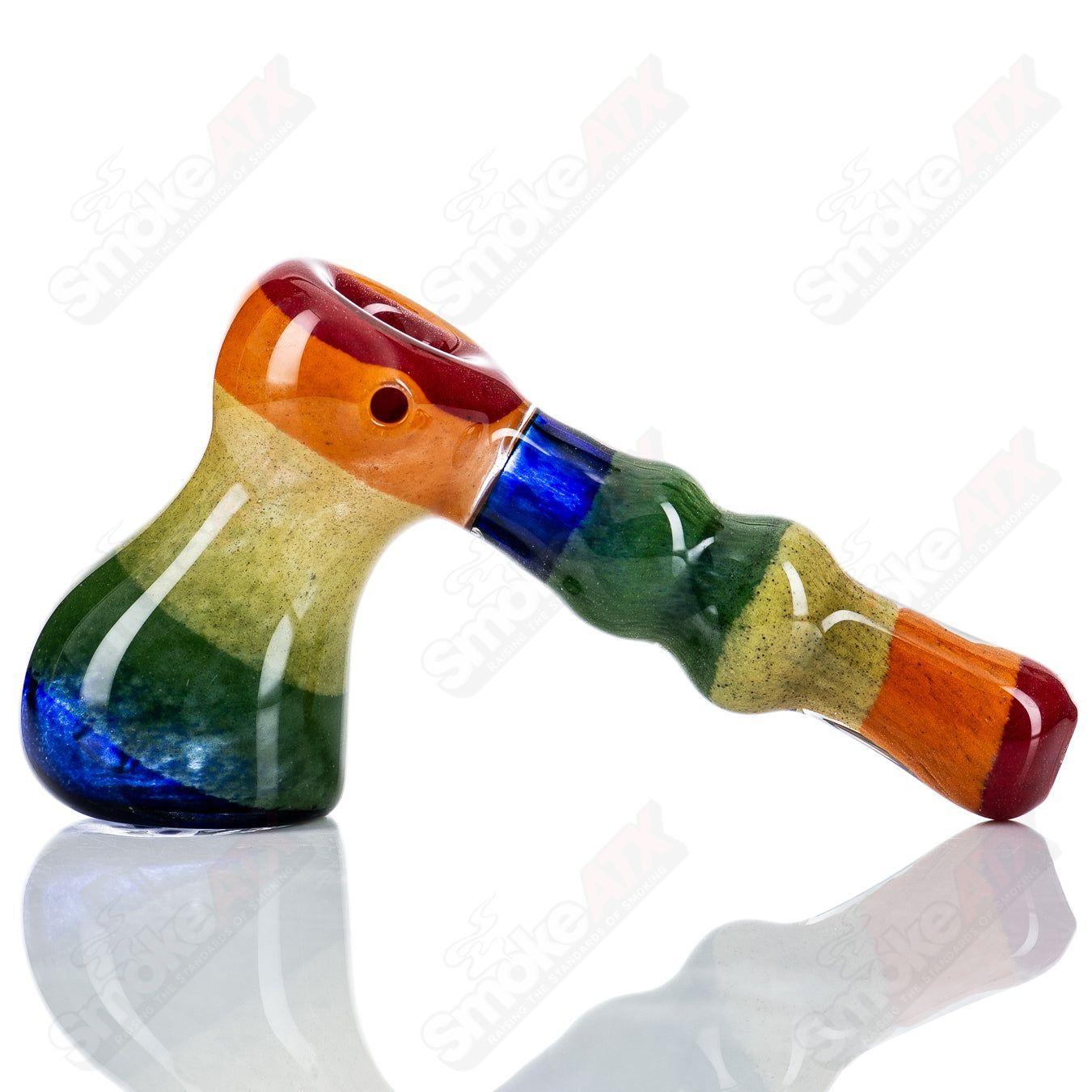 Rainbow Hammer Bubbler Steve Hoffman - Smoke ATX 