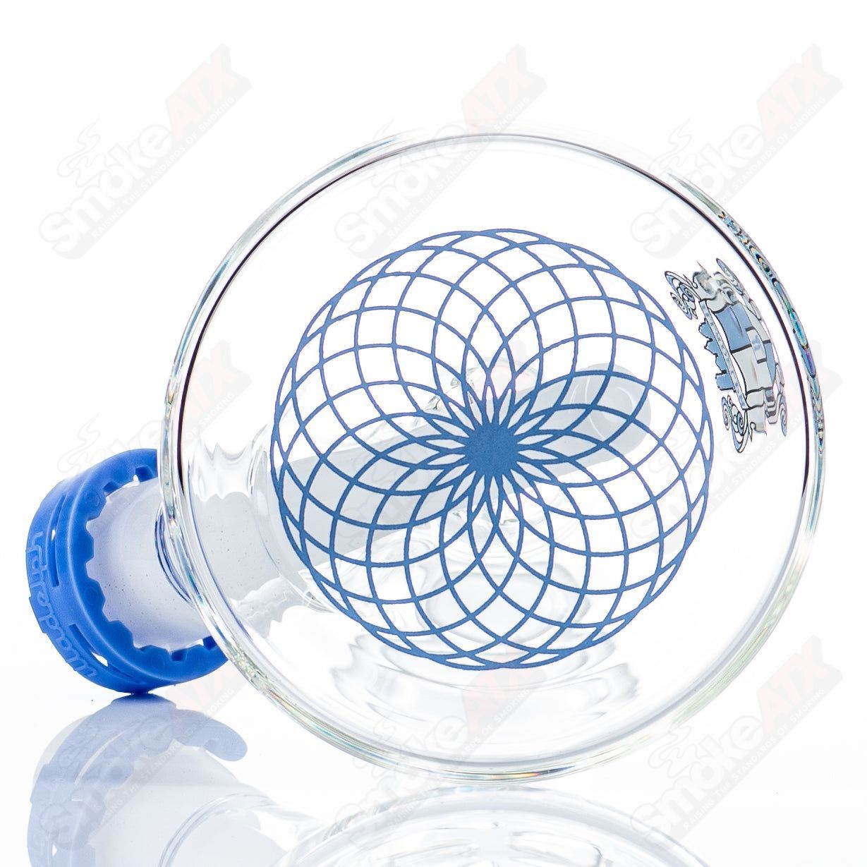 12" 5mm (Blue) Mini Beaker Illadelph - Smoke ATX 