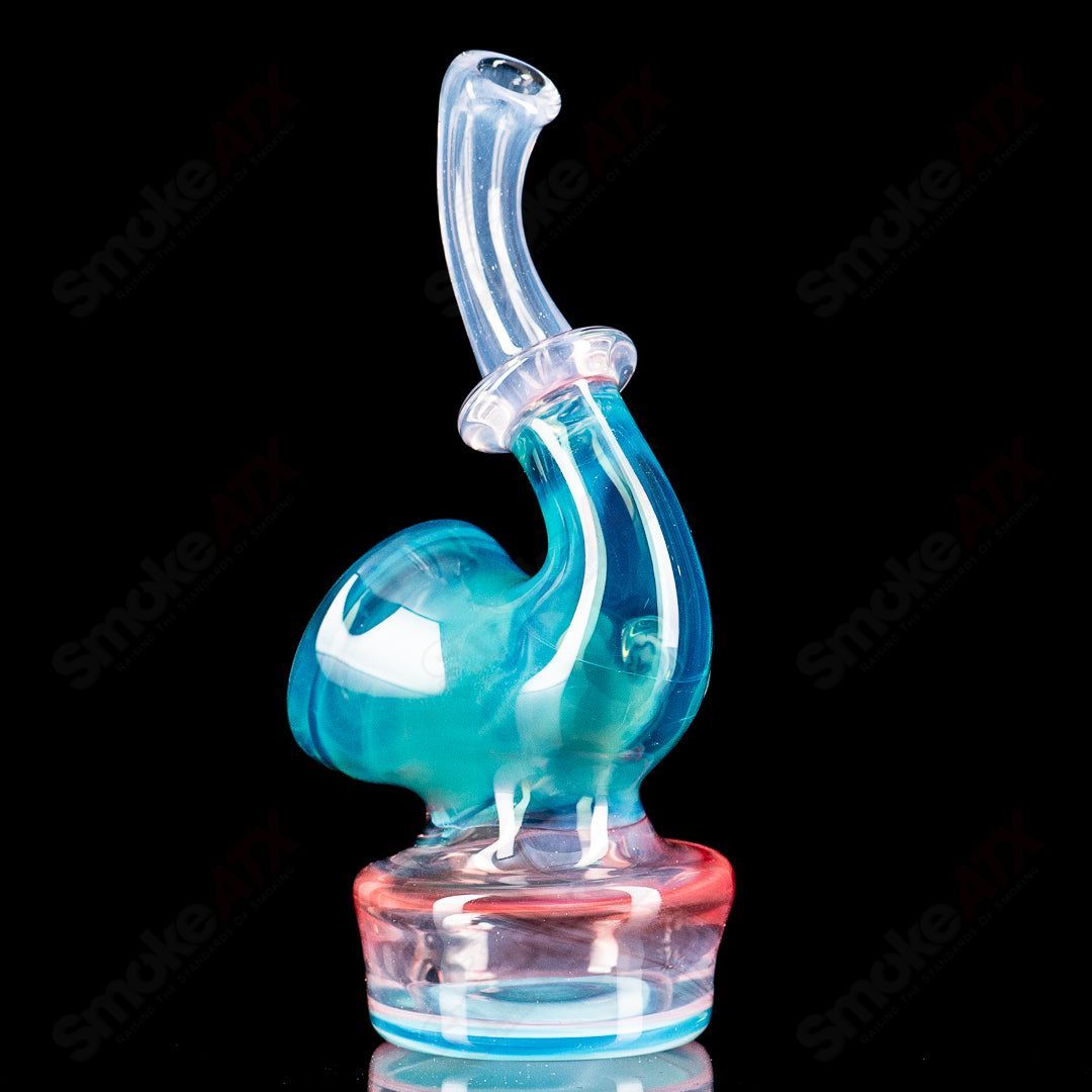 Meta Sherlock Puffco dry top by JMass, a clear glass Puffco accessory with intricate design for enhanced vapor experience.