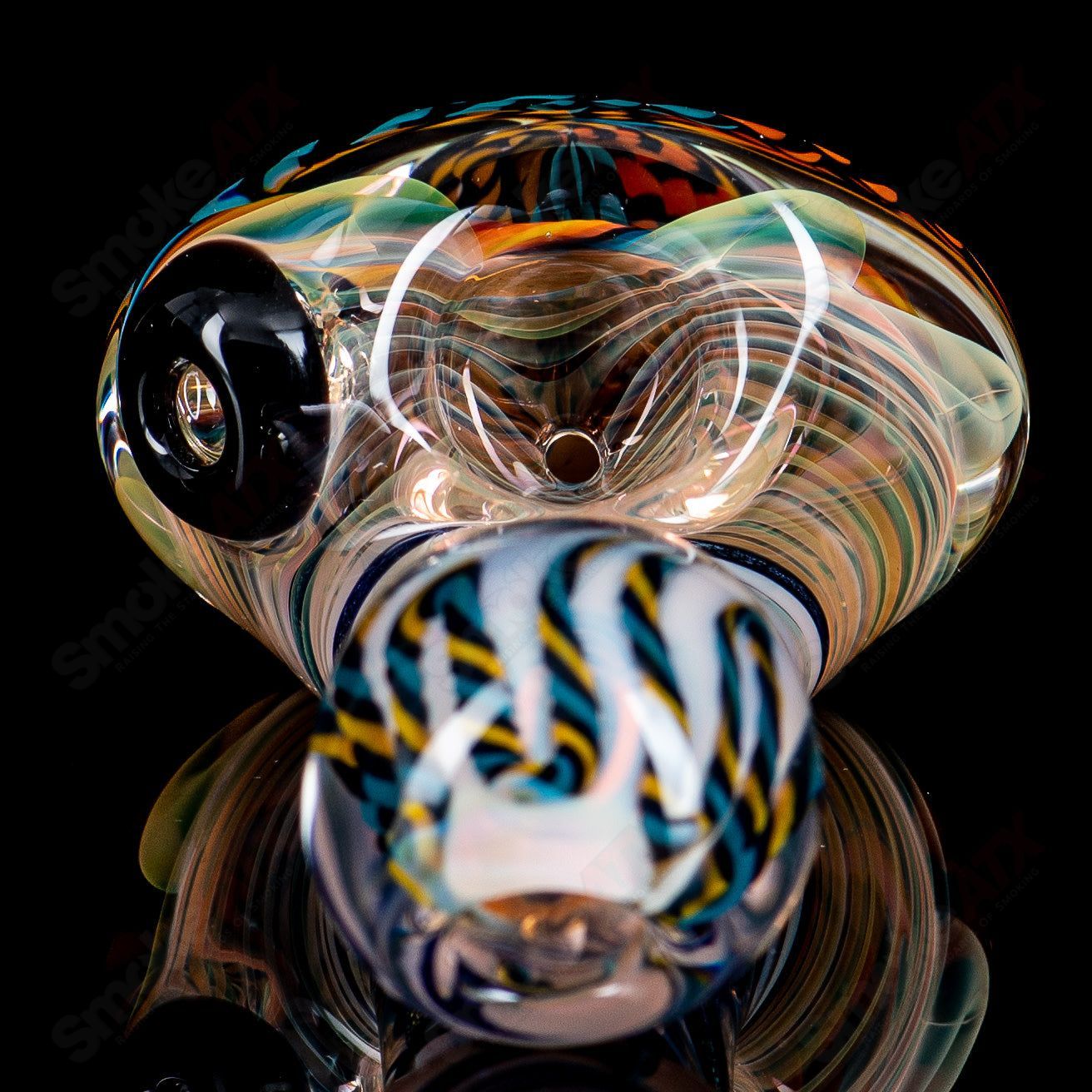#1 Reticello Sherlock w/ Dichro Stem Talent Glass - Smoke ATX 