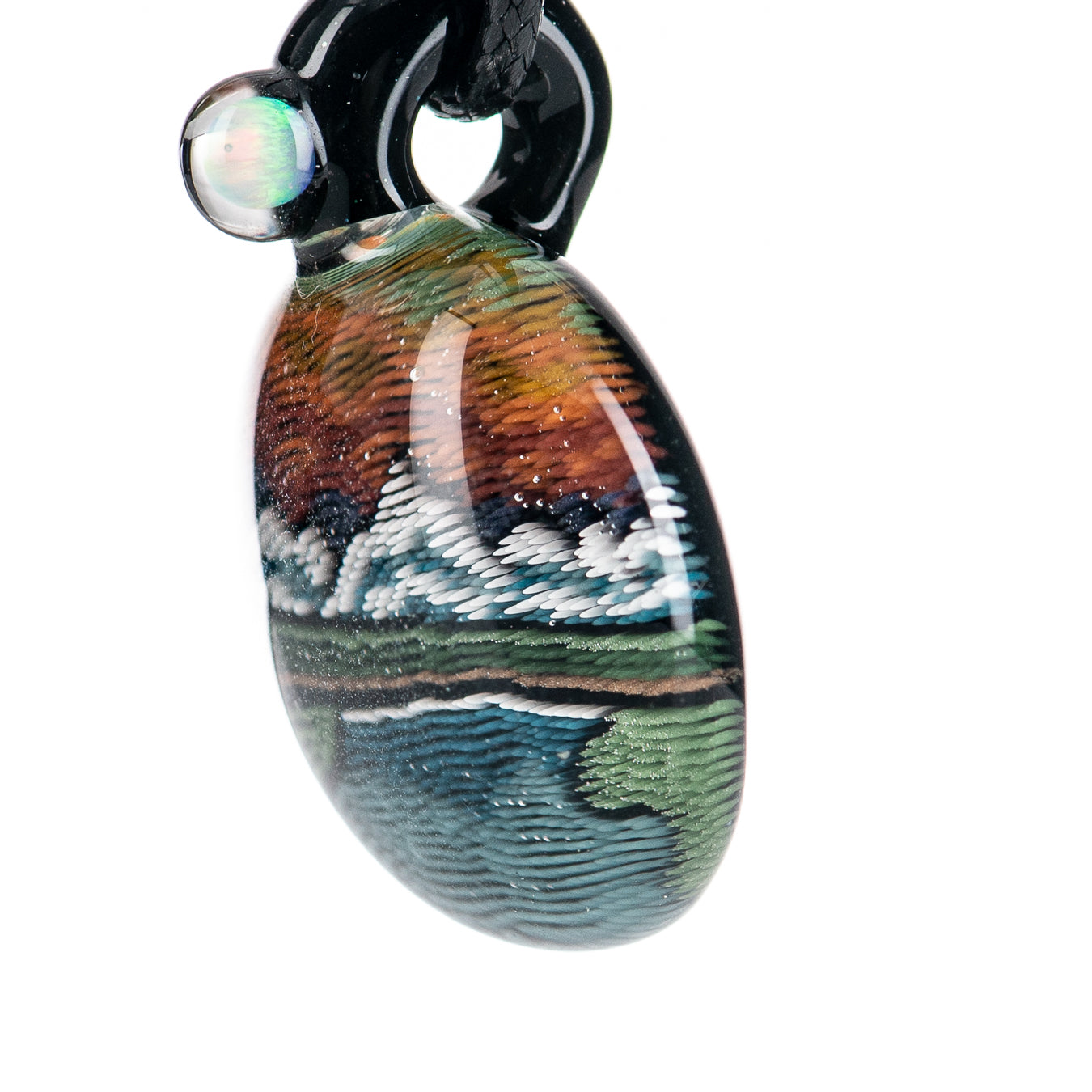 Mountain Pendant JH Glassworks