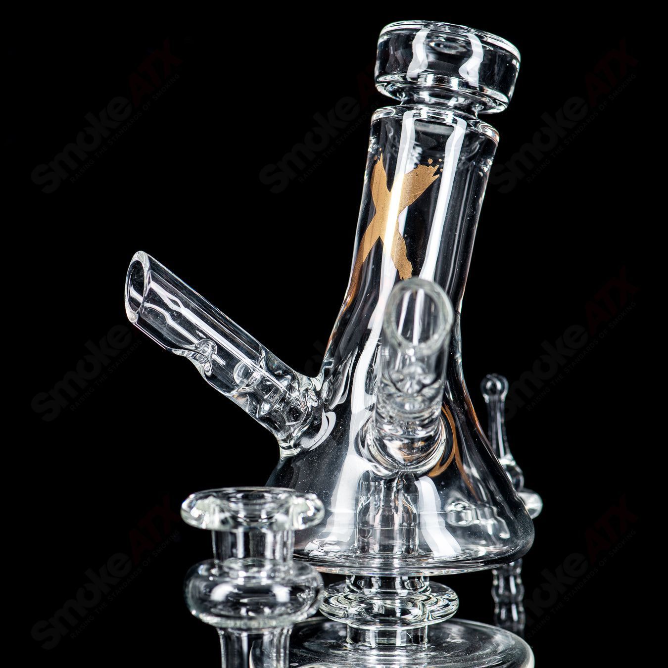 Clear Xhalecycler RAM Robert Mickelsen Glass - Smoke ATX 