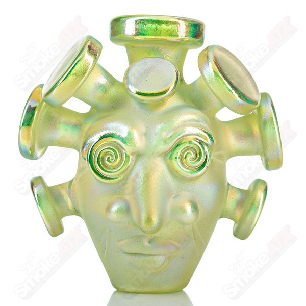 Sunset Slyme W/ Dichroic Spray Face Pendant Josh Mazet x Jmass - Smoke ATX 