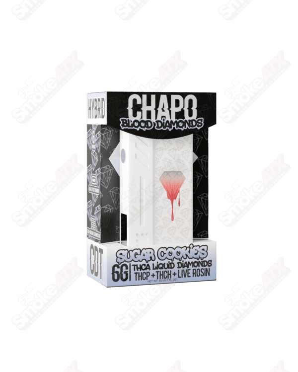 6000mg  Sugar Cookies Blood Diamonds (THCA/THCP/THC-H) Disposable Chapo Extrax - Smoke ATX 