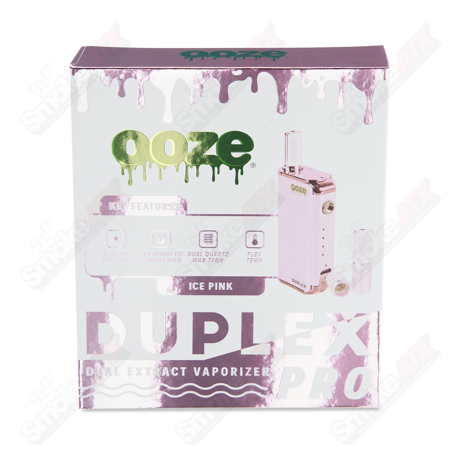Ice Pink Duplex Pro – 900 mAh – Cartridge & Wax Vaporizer - Smoke ATX
