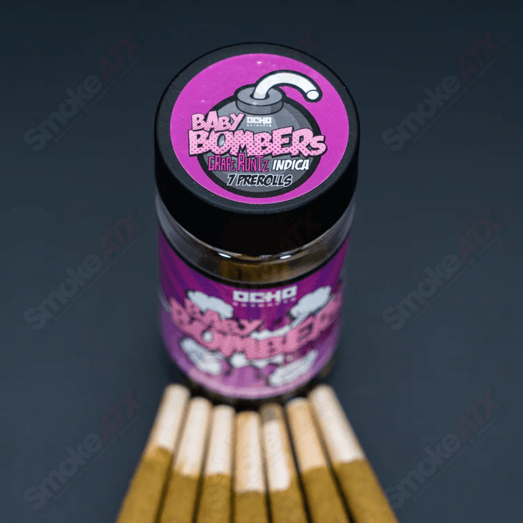 5g Grape Runtz THCa Ocho Baby Bombers - Smoke ATX 