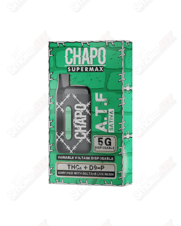 5000mg ATF Sativa Disposable THCA / D9-P / D8 Supermax Chapo Extrax - Smoke ATX 