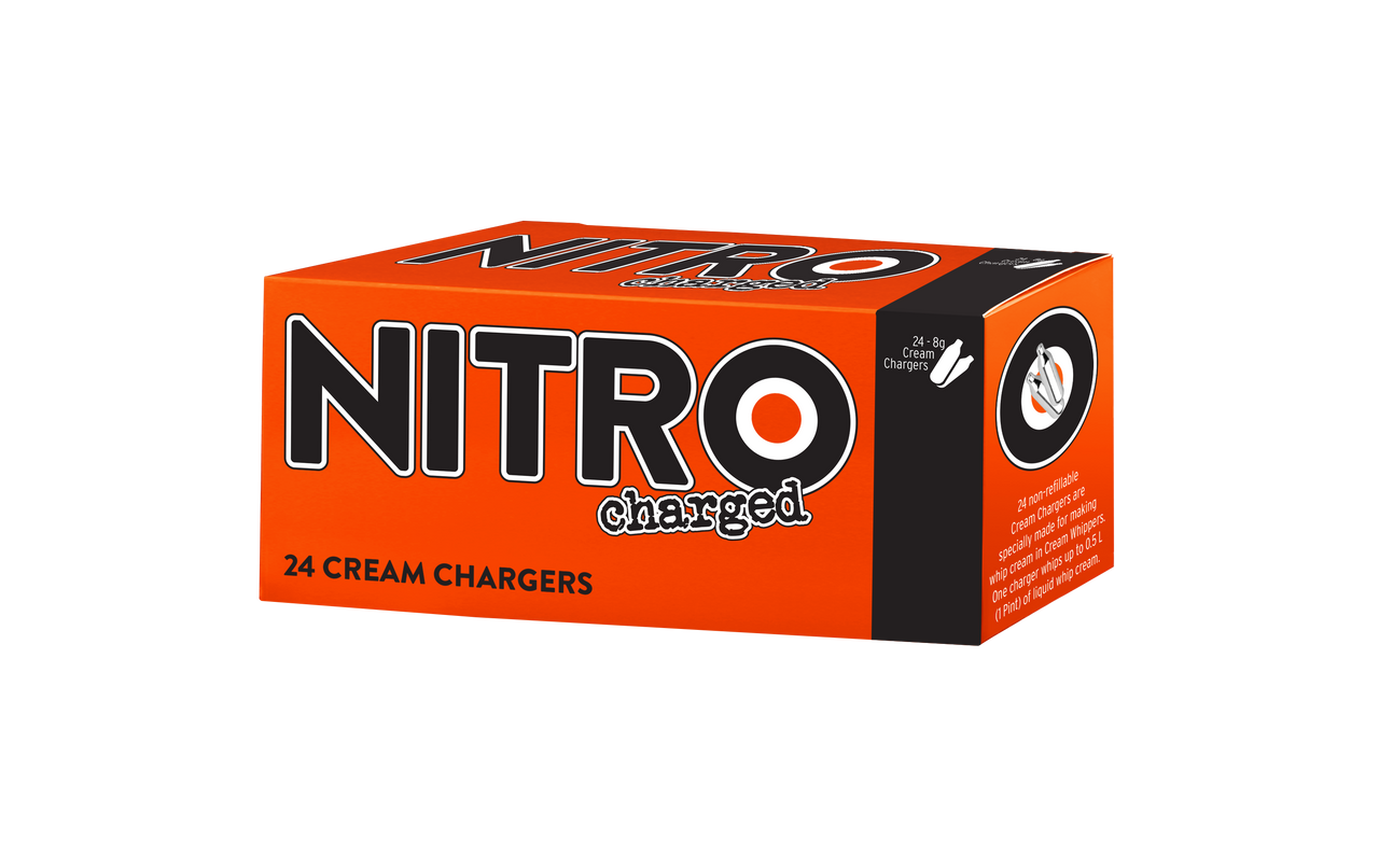 24pk Nitrox Cream Chargers - Smoke ATX 