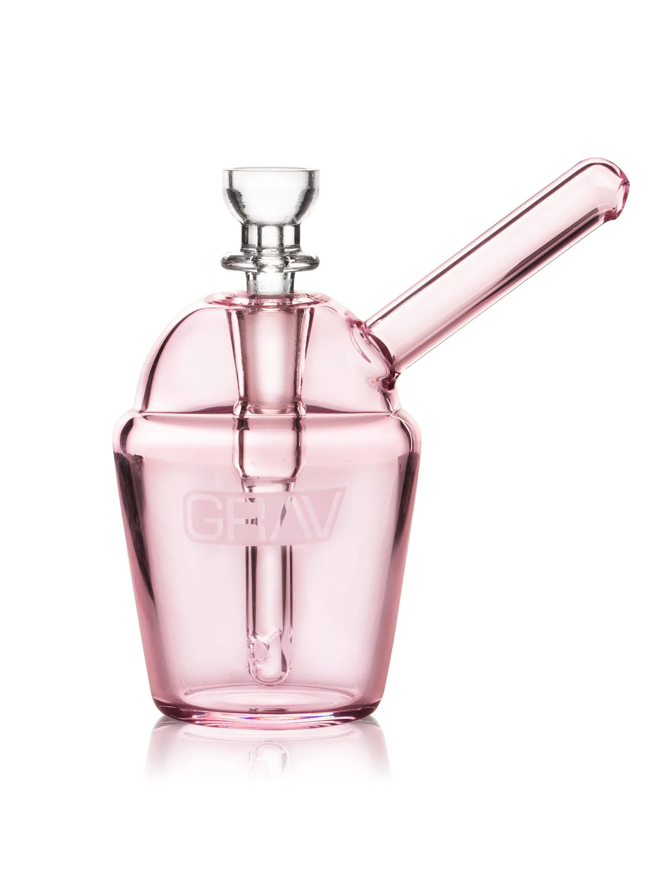 Pink Pocket Slush Cup Bubbler Grav - Smoke ATX 