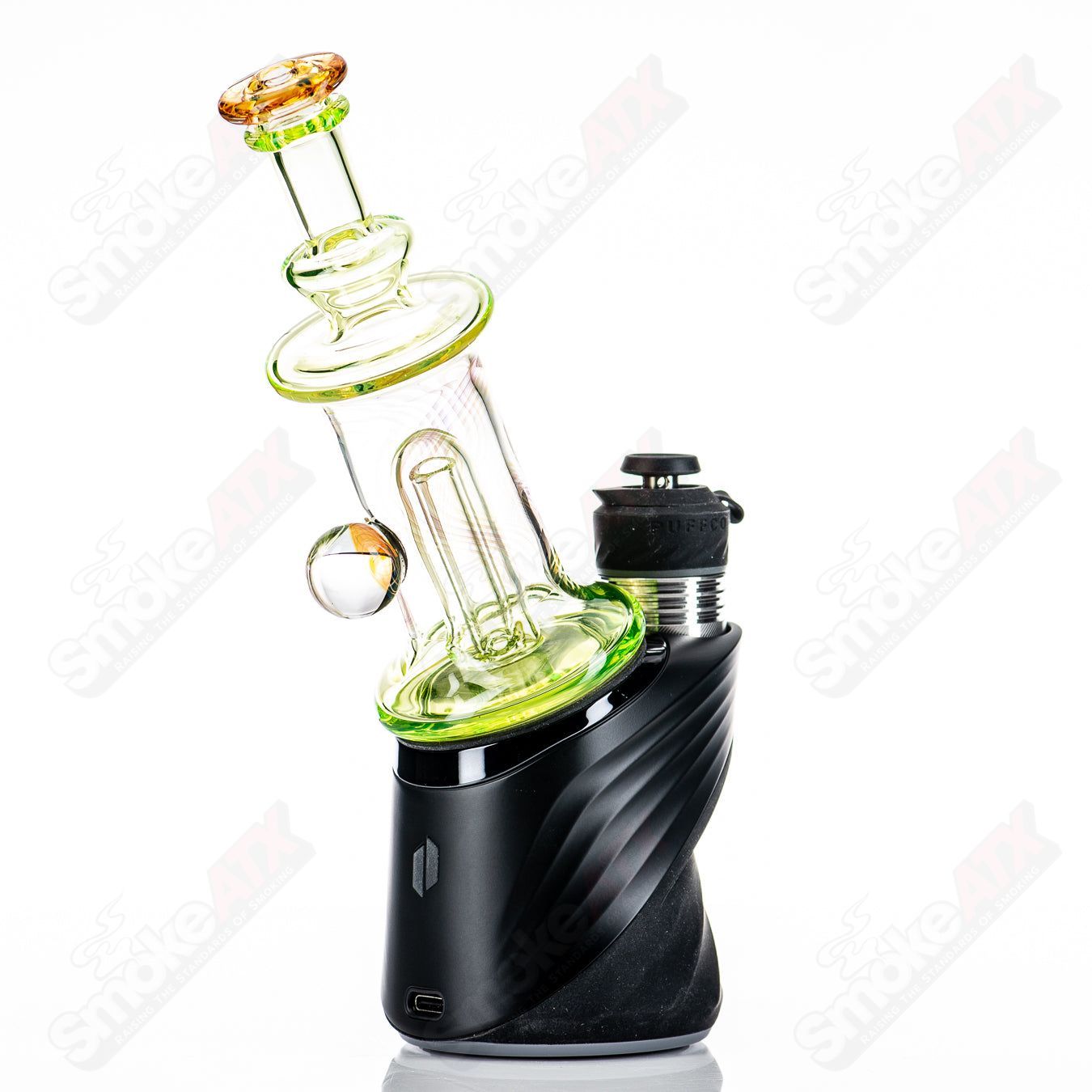 Ion Puffco Water Top by Gatez Glass - Smoke ATX