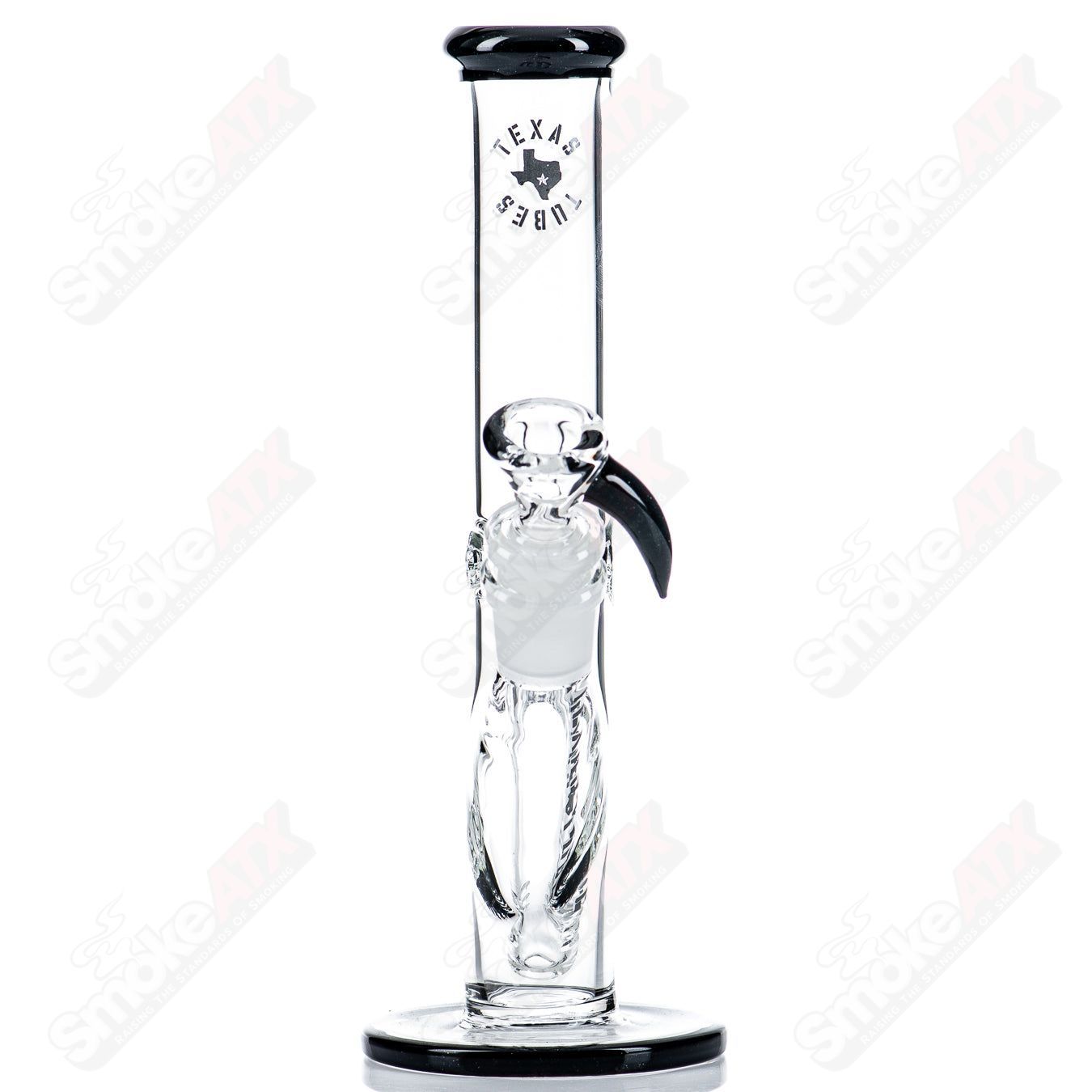 8.5in 14mm (Galaxy) Straight Tube Texas Tubes - Smoke ATX 