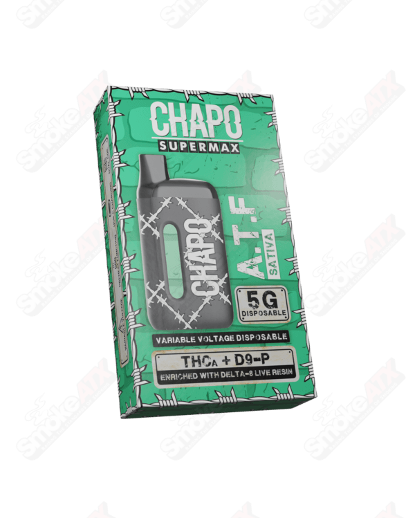 5000mg ATF Sativa Disposable THCA / D9-P / D8 Supermax Chapo Extrax - Smoke ATX 