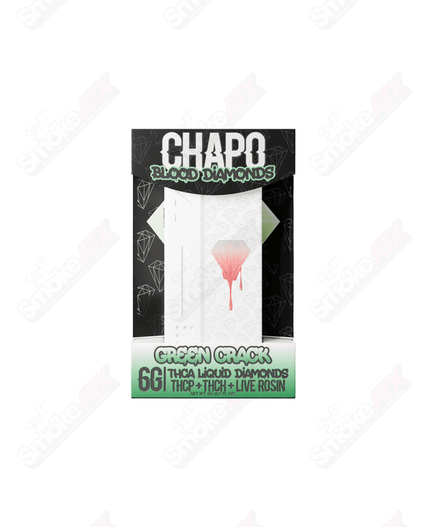 6000mg  Green Crack Blood Diamonds (THCA/THCP/THC-H) Disposable Chapo Extrax - Smoke ATX 