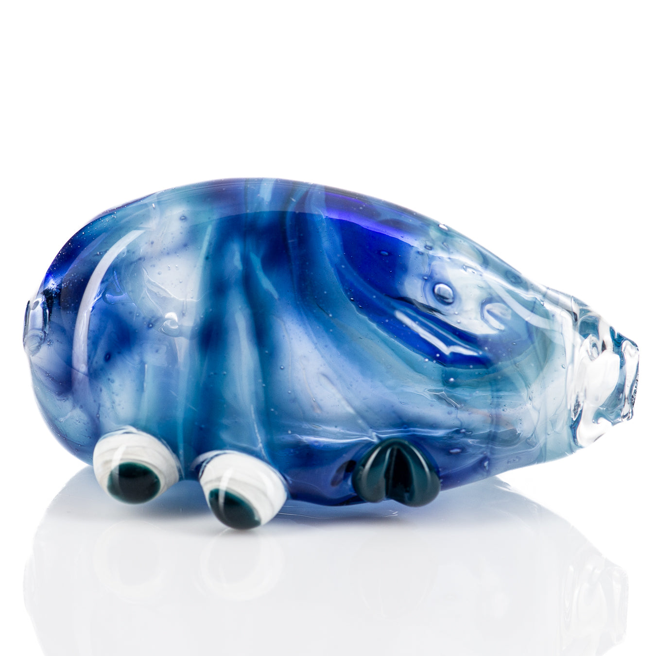 #7 2-Eyed Face Pipe Glass by Nobody - Smoke ATX 