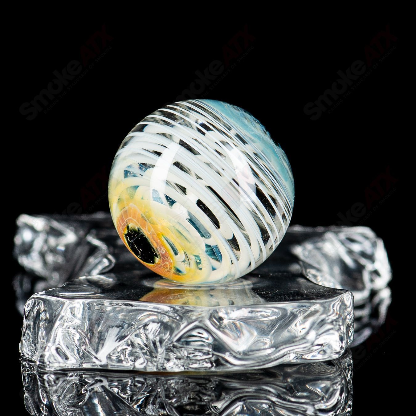 #1 Skull Eye Mili Top Mib Indo Glass - Smoke ATX 