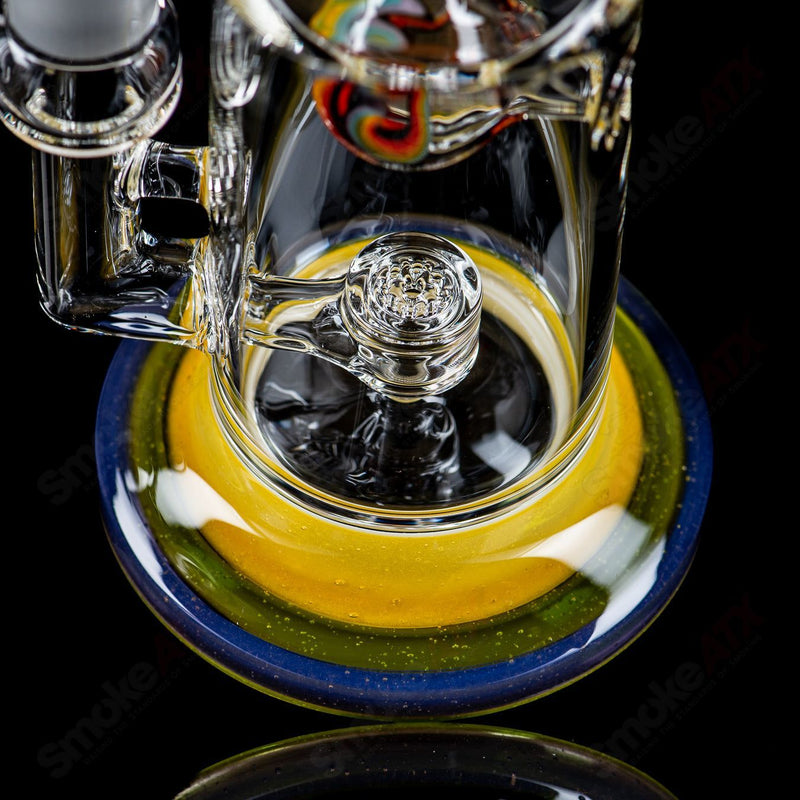 #1 14mm Jetperc Full Color Foot/Moothpiece by Toro Glass