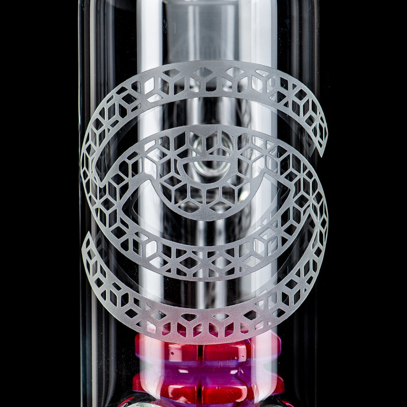 (Pink Slyme) Fusion Perc Tube by Subliminal Glass