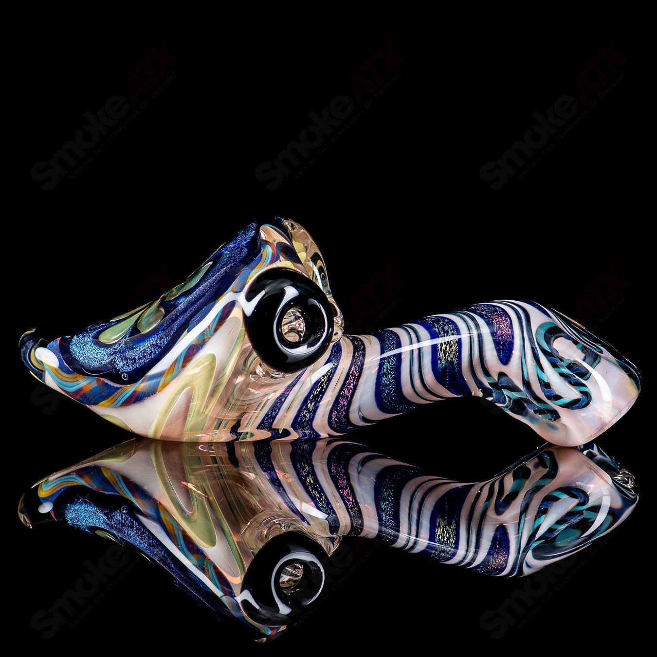#1 Dichro Flower Sherlock Talent Glass - Smoke ATX 