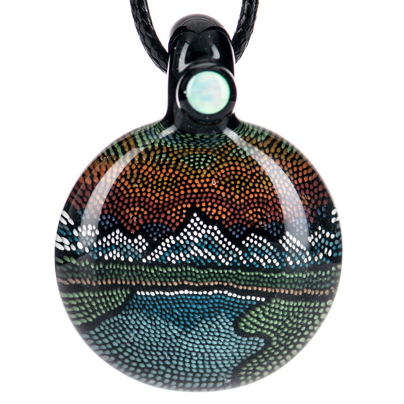 Mountain Pendant JH Glassworks