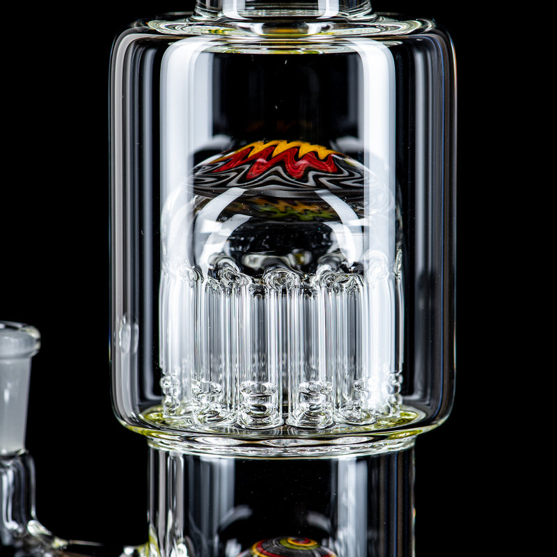 14mm Mini 7/13 Arm Perc with Reversal Sections by Toro Glass