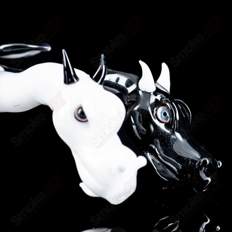 Double Headed Dragon Hendy Glass - Smoke ATX 