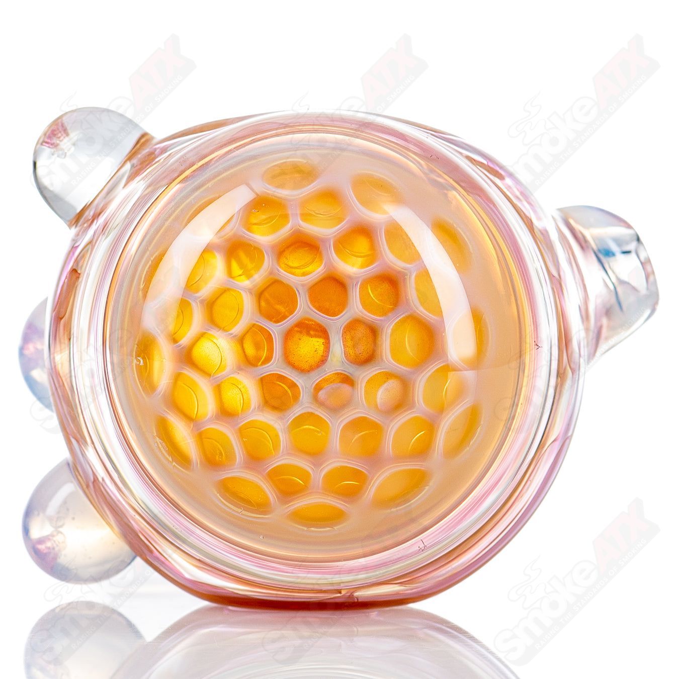 #2 Honeycomb Spoon by Splatt Glass - Smoke ATX 