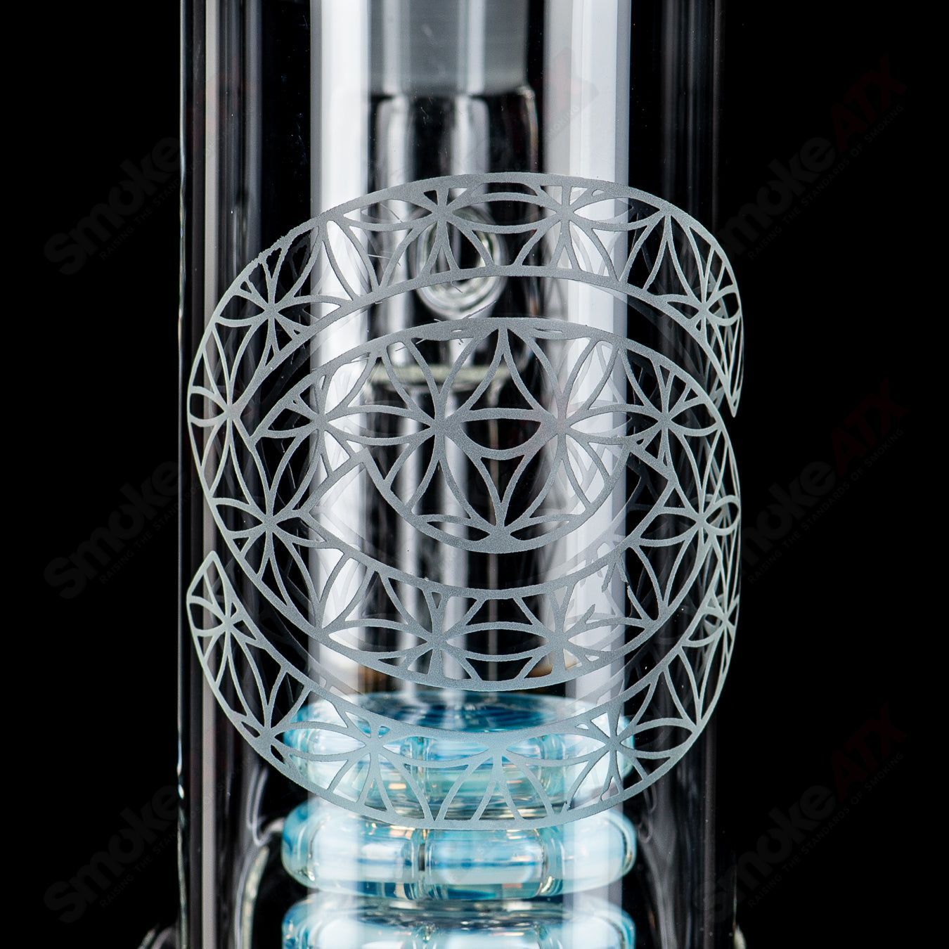 (Marina) 2x2 Fusion Perc Tube by Subliminal Glass