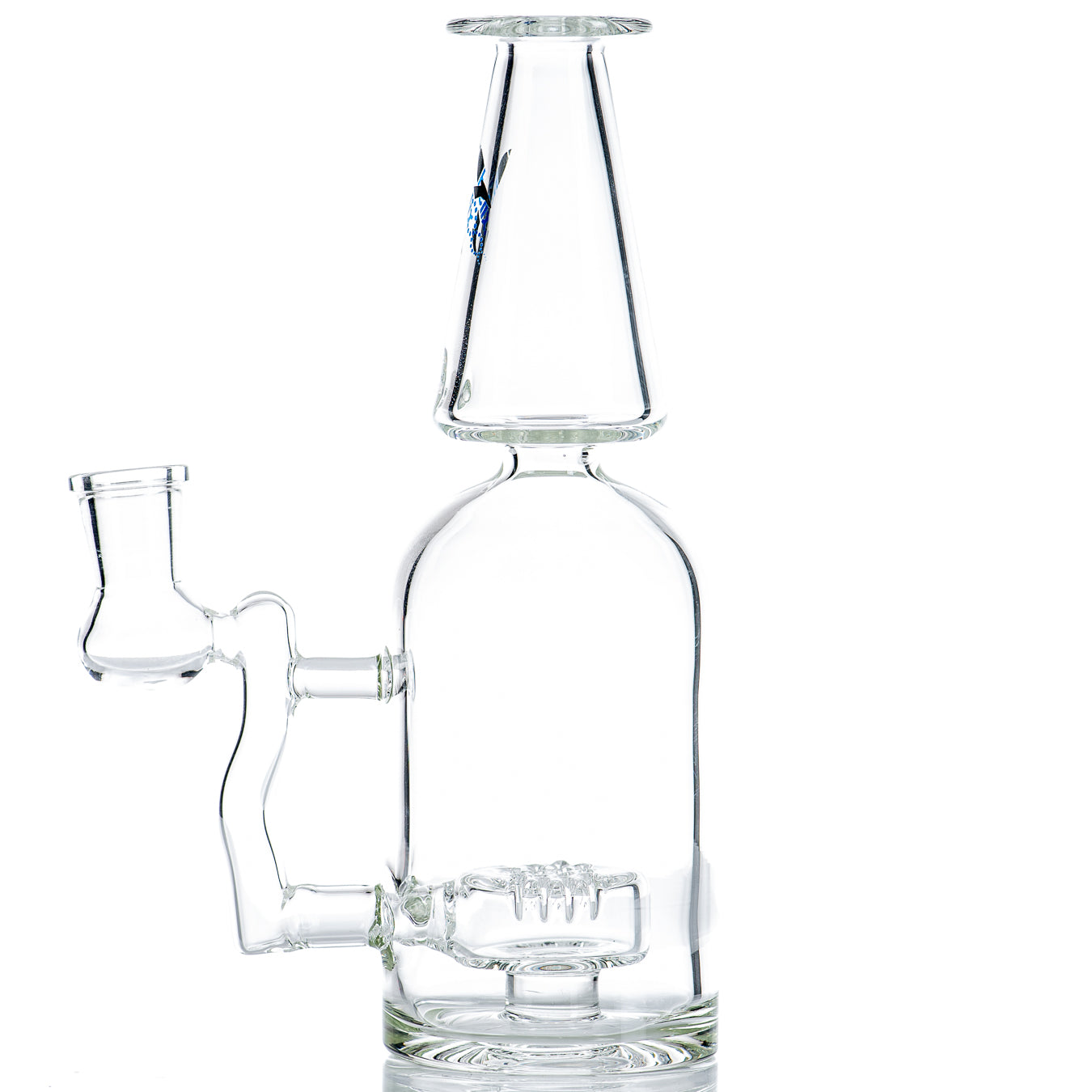Blue Label Bottle Rocket Bubbler by American Helix - Smoke ATX 