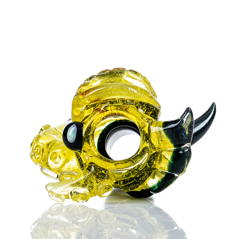 14mm Lemondrop Opal Creature Dome by Mako Glass - Smoke ATX