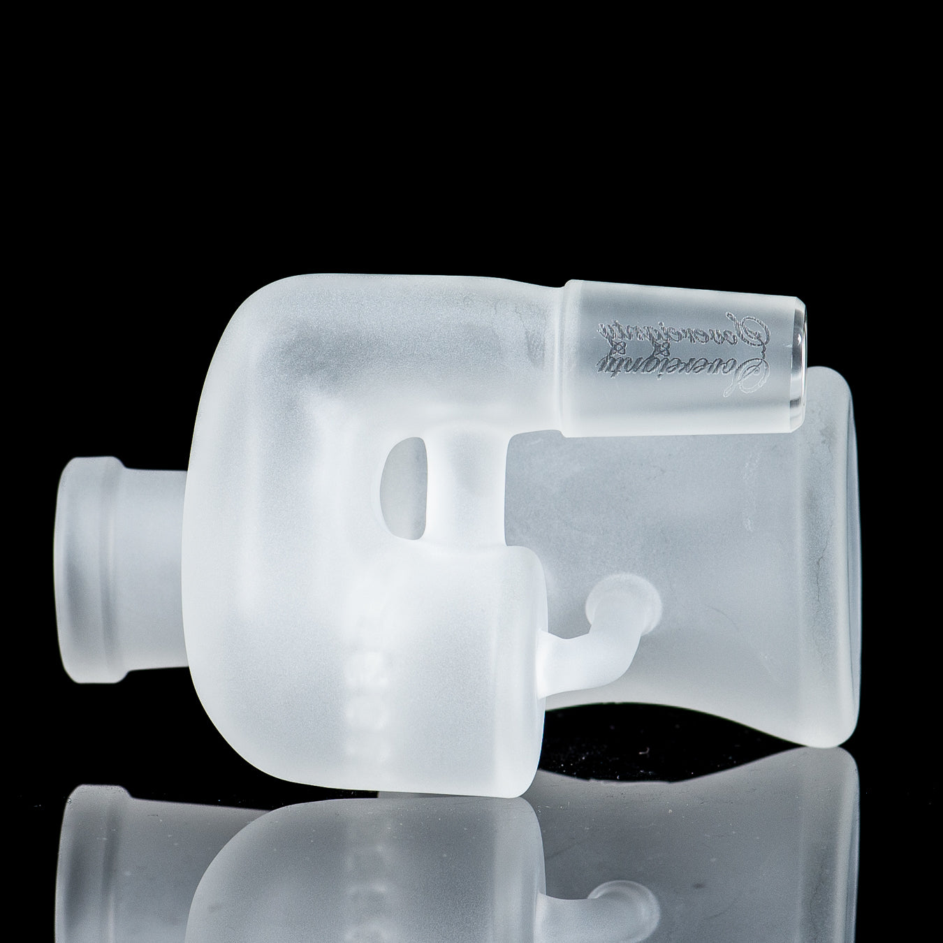 18mm Frosted Dry Cleaner Ash Catcher by Sovereignty Style #6 - Smoke ATX 