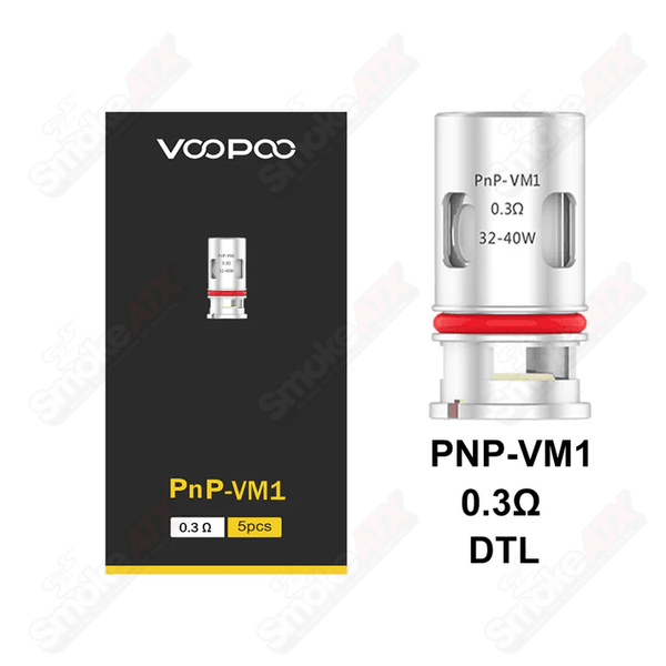 5PCS 0.3ohm PnP-VM1 VooPoo - Smoke ATX 