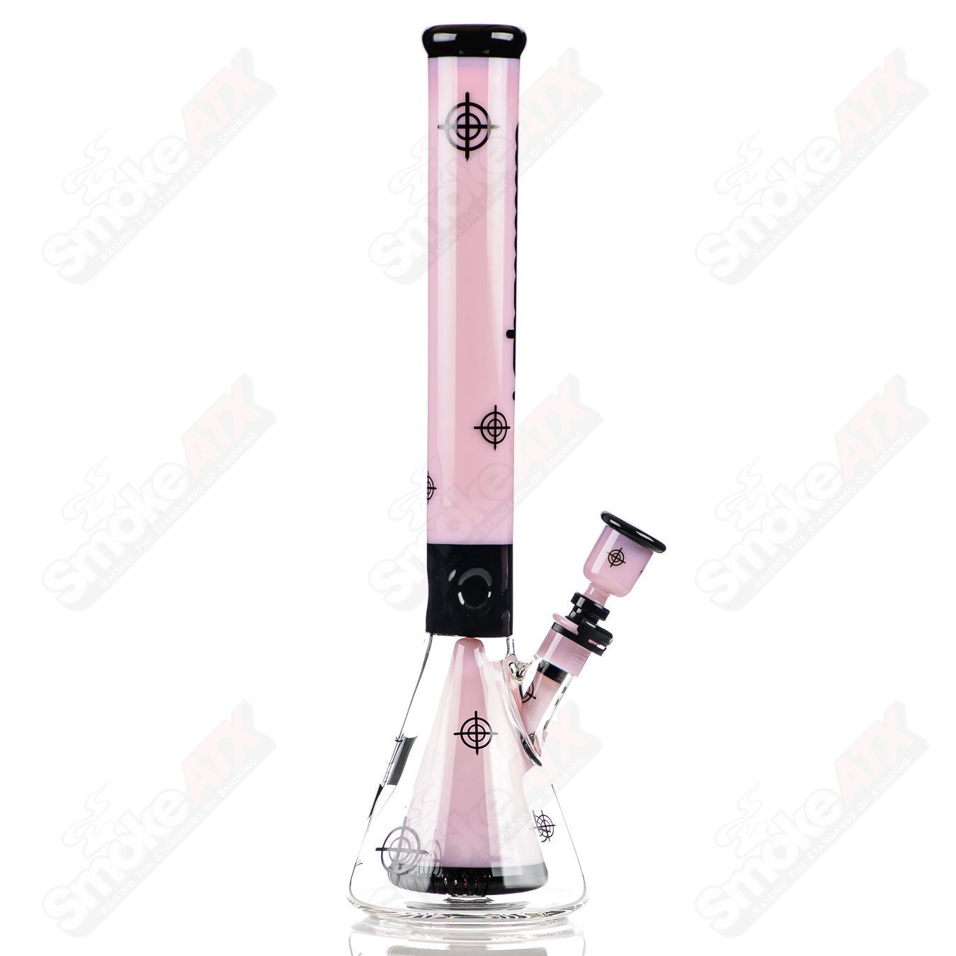 Killadelph - Milky Pink Scoped Collins Beaker - Smoke ATX
