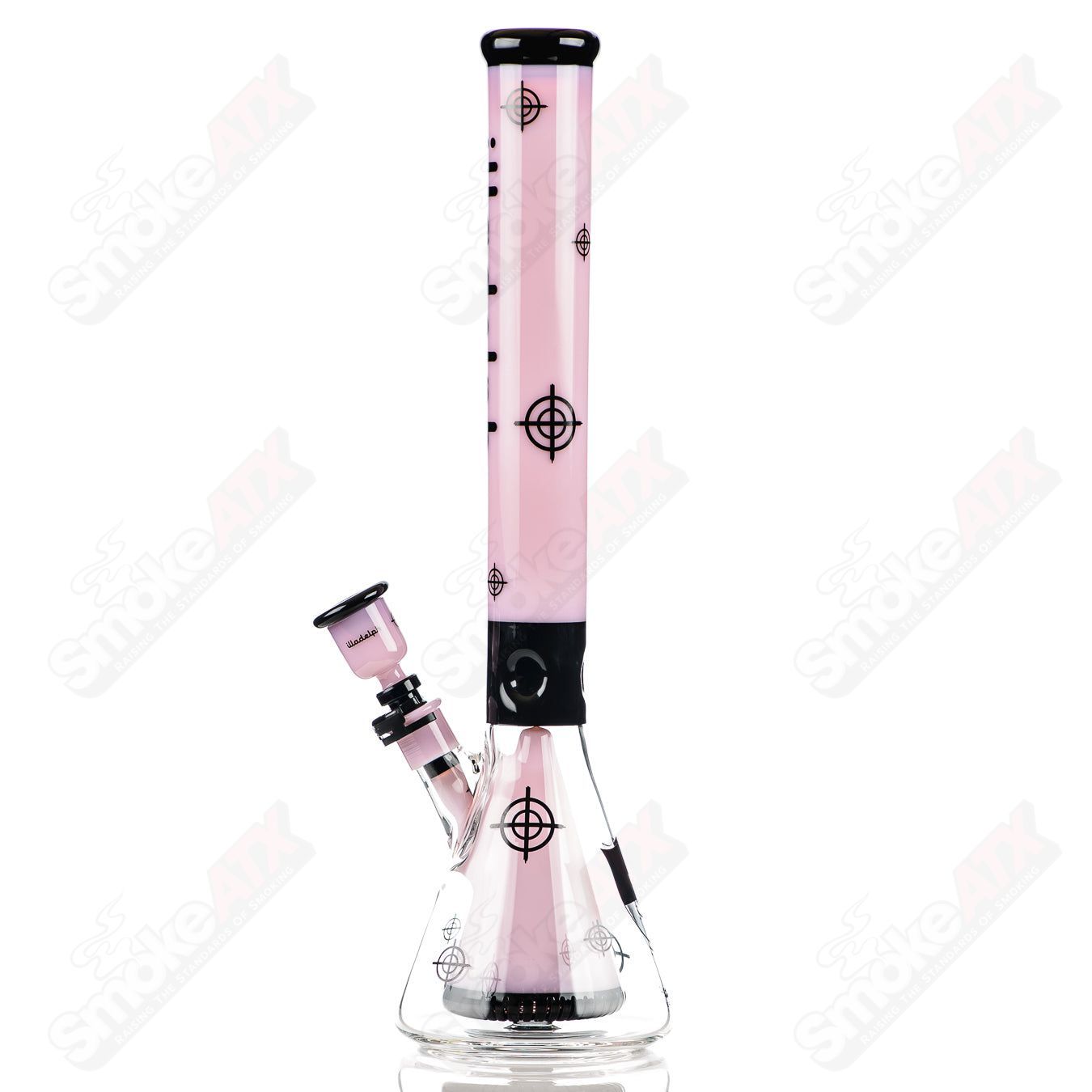Killadelph - Milky Pink Scoped Collins Beaker - Smoke ATX